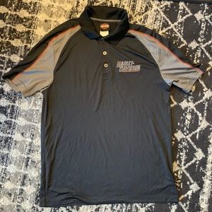 Embroidered Harley-Davidson polo